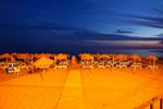 Strand von Marbella bei Nacht