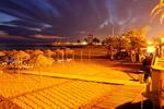 Strand von Marbella bei Nacht