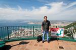 Dirk auf der Aussichtsplattform von Gibraltar