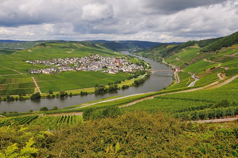 Moselschleife fotografiert mit der Nikon D700